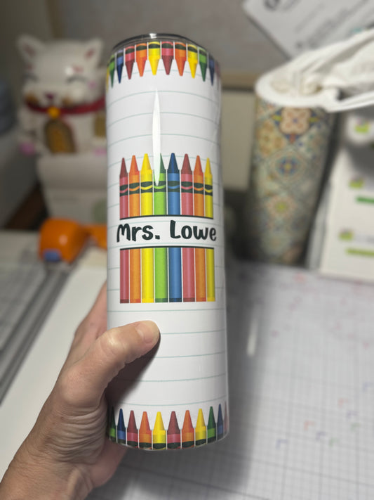 Teacher Nutritional Facts 30 oz. and 20 oz.