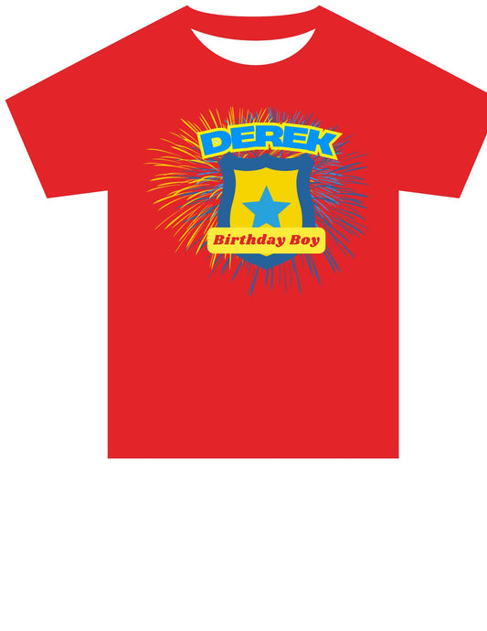 Birthday Boy Family Shirts