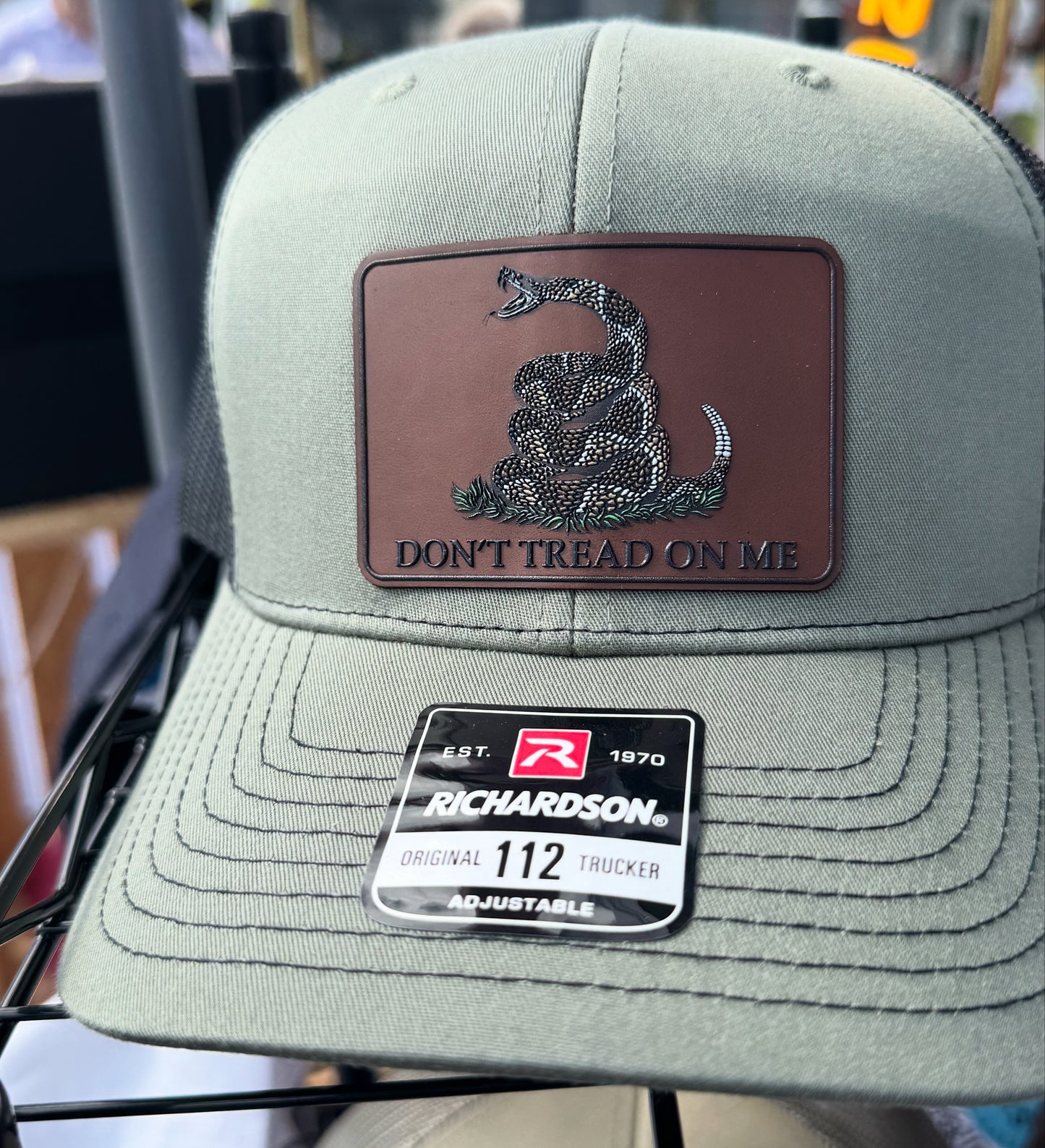 Laser Etched Patch Trucker Cap- Custom