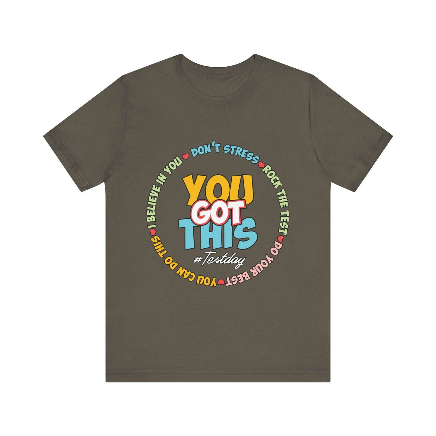 You Got This Tee — Encouraging Retro Graphic Motivational Shirt for Students & Test Takers