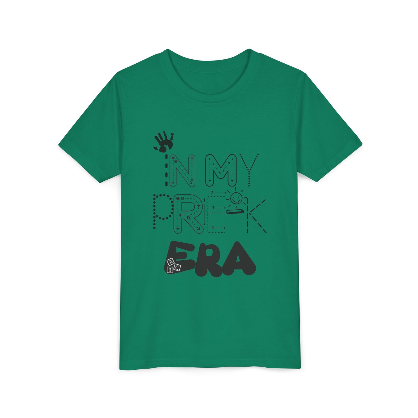 Trendy Youth Tee - 'In My Pre-K  Era' Short Sleeve Shirt, Cool Kids Apparel, Birthday Gift, Summer Style, Youth Fashion