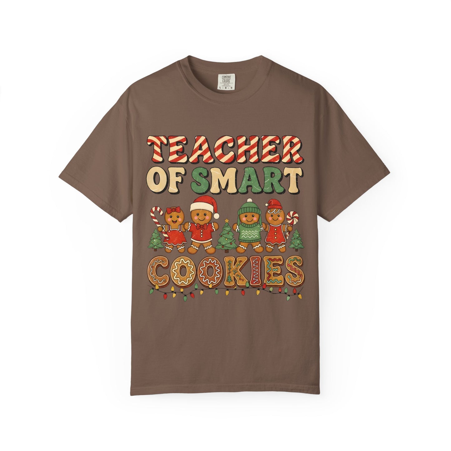 Teacher of Smart Cookies T-shirt | Holiday Gift, Fun Teacher Apparel, Festive Classroom Top, Cute Gift for Educators