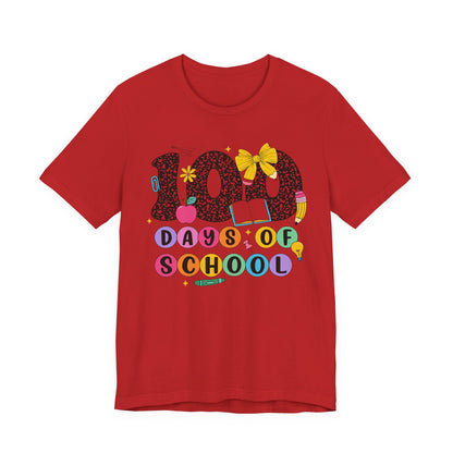 100 Days of School T-Shirt | Custom Kids Celebration Tee
