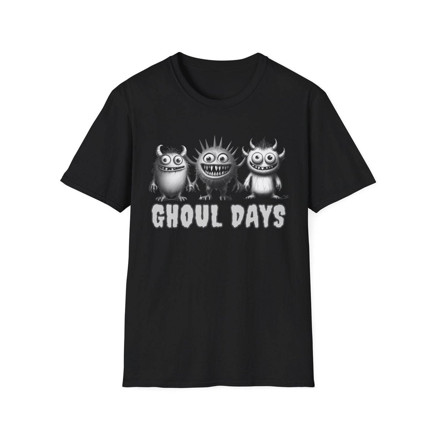 Halloween Ghouls Unisex T-Shirt | Ghoul Days Graphic Tee, Spooky Shirt, Fall Apparel, Halloween Costume, Gift for Him/Her