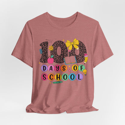 100 Days of School T-Shirt | Custom Kids Celebration Tee