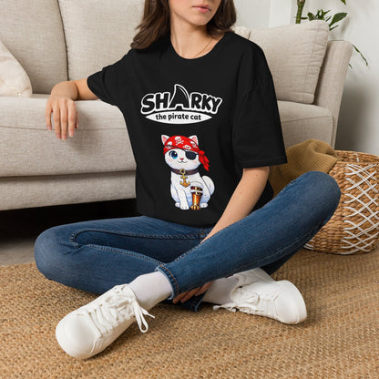 Sharky the Pirate Cat T-Shirt