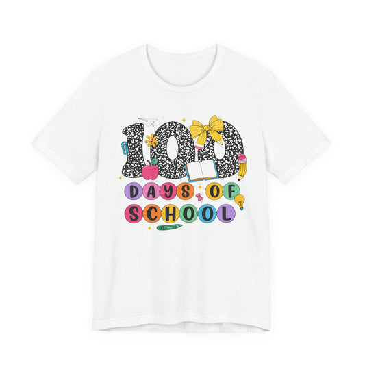 100 Days of School T-Shirt | Custom Kids Celebration Tee