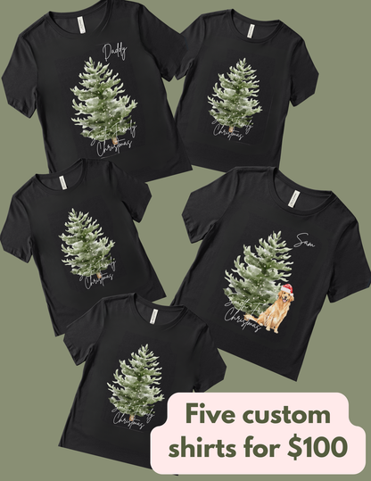 Matching Family Christmas Shirts for Holiday Photos & Gatherings