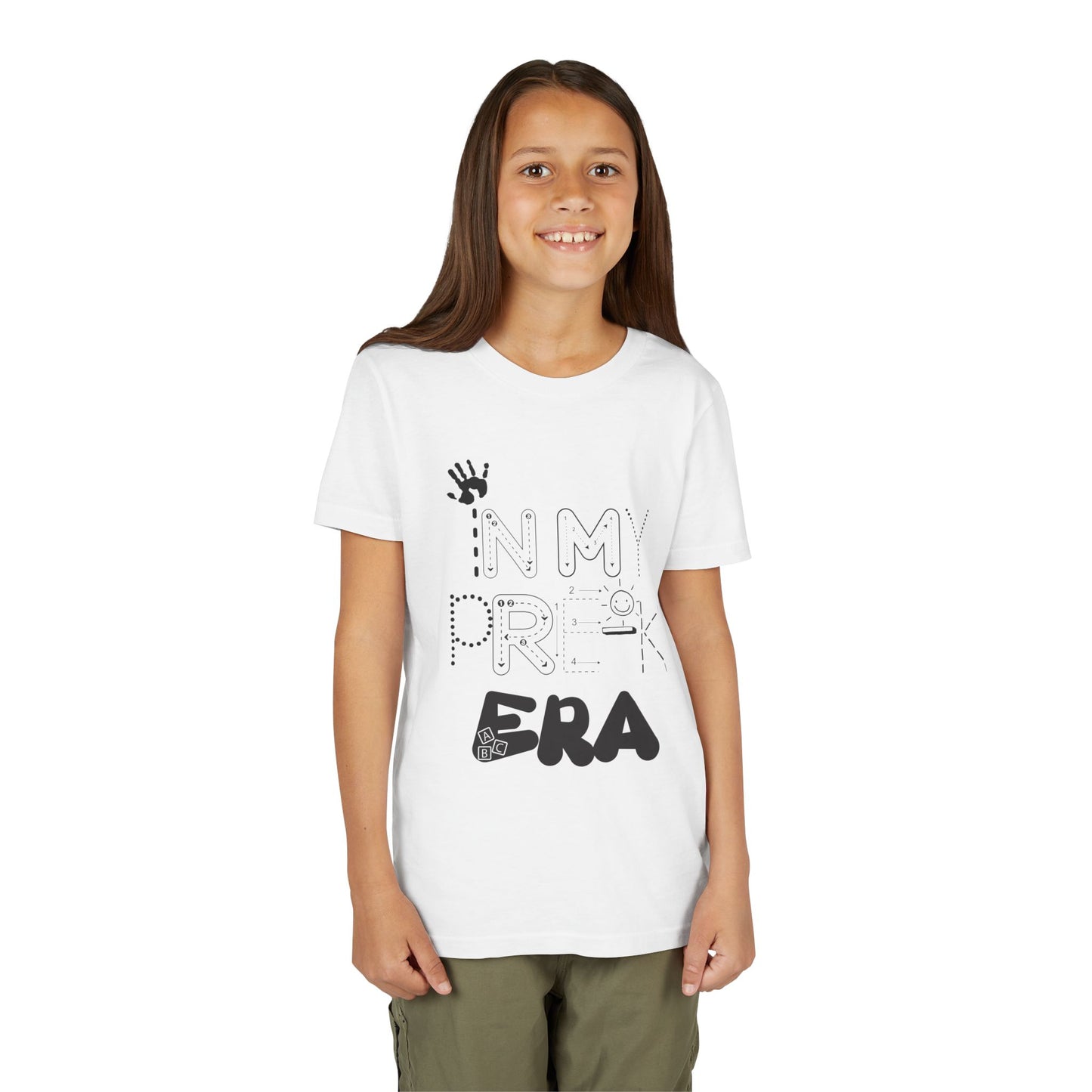 Trendy Youth Tee - 'In My Pre-K  Era' Short Sleeve Shirt, Cool Kids Apparel, Birthday Gift, Summer Style, Youth Fashion