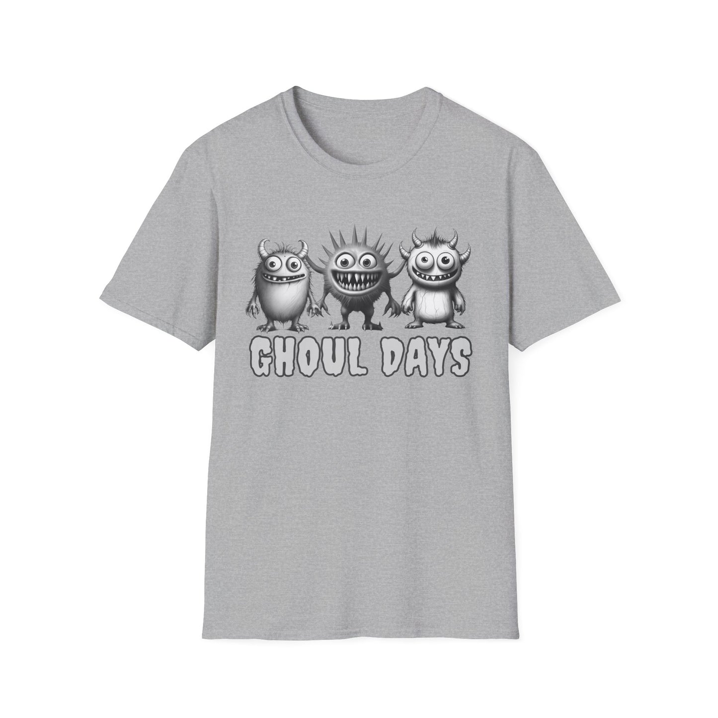 Halloween Ghouls Unisex T-Shirt | Ghoul Days Graphic Tee, Spooky Shirt, Fall Apparel, Halloween Costume, Gift for Him/Her
