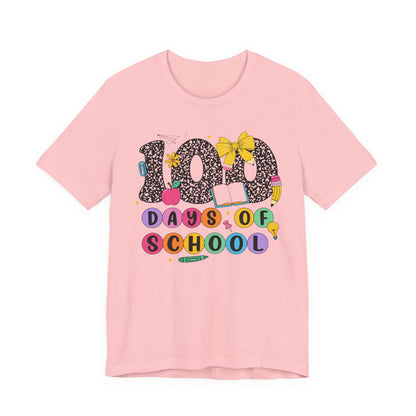 100 Days of School T-Shirt | Custom Kids Celebration Tee