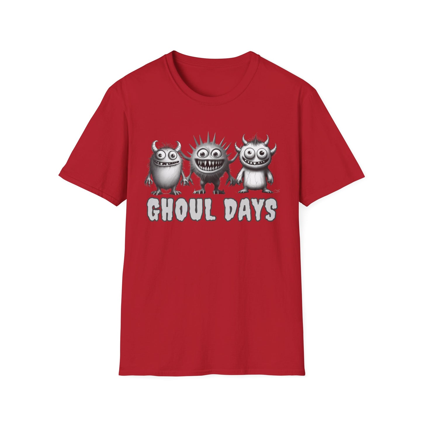 Halloween Ghouls Unisex T-Shirt | Ghoul Days Graphic Tee, Spooky Shirt, Fall Apparel, Halloween Costume, Gift for Him/Her