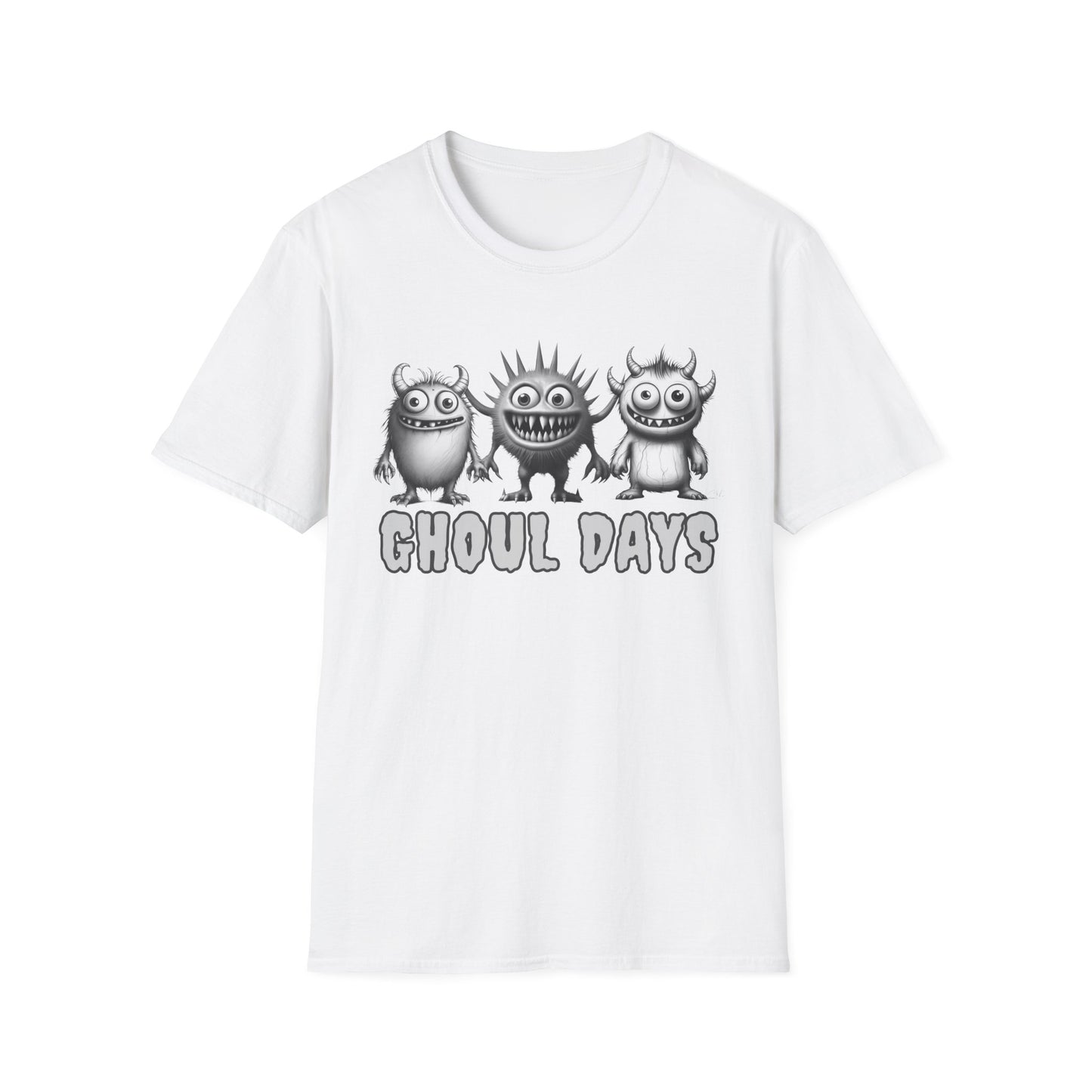 Halloween Ghouls Unisex T-Shirt | Ghoul Days Graphic Tee, Spooky Shirt, Fall Apparel, Halloween Costume, Gift for Him/Her