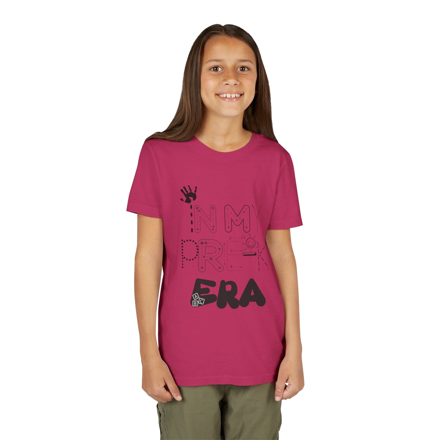 Trendy Youth Tee - 'In My Pre-K  Era' Short Sleeve Shirt, Cool Kids Apparel, Birthday Gift, Summer Style, Youth Fashion