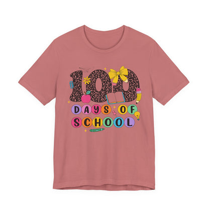 100 Days of School T-Shirt | Custom Kids Celebration Tee