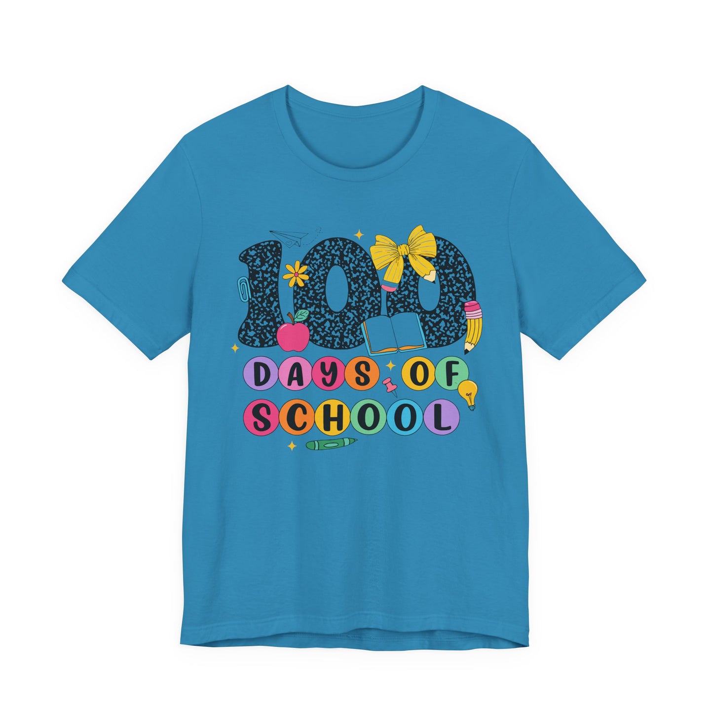 100 Days of School T-Shirt | Custom Kids Celebration Tee