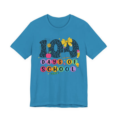 100 Days of School T-Shirt | Custom Kids Celebration Tee