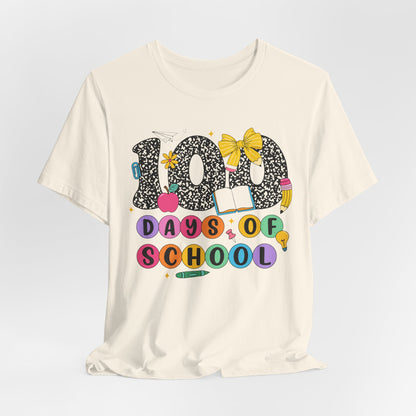 100 Days of School T-Shirt | Custom Kids Celebration Tee