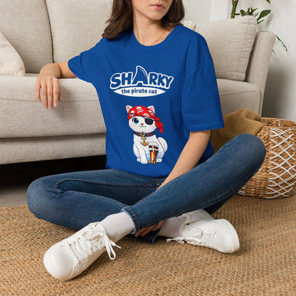 Sharky the Pirate Cat T-Shirt