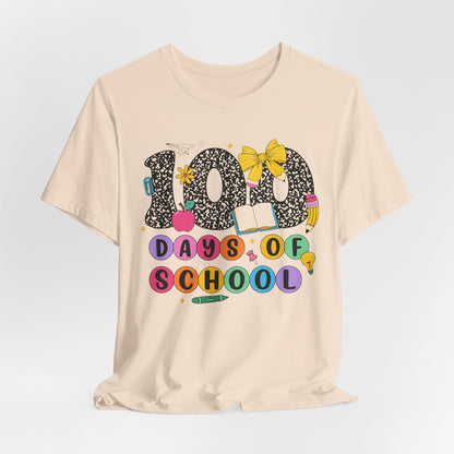 100 Days of School T-Shirt | Custom Kids Celebration Tee