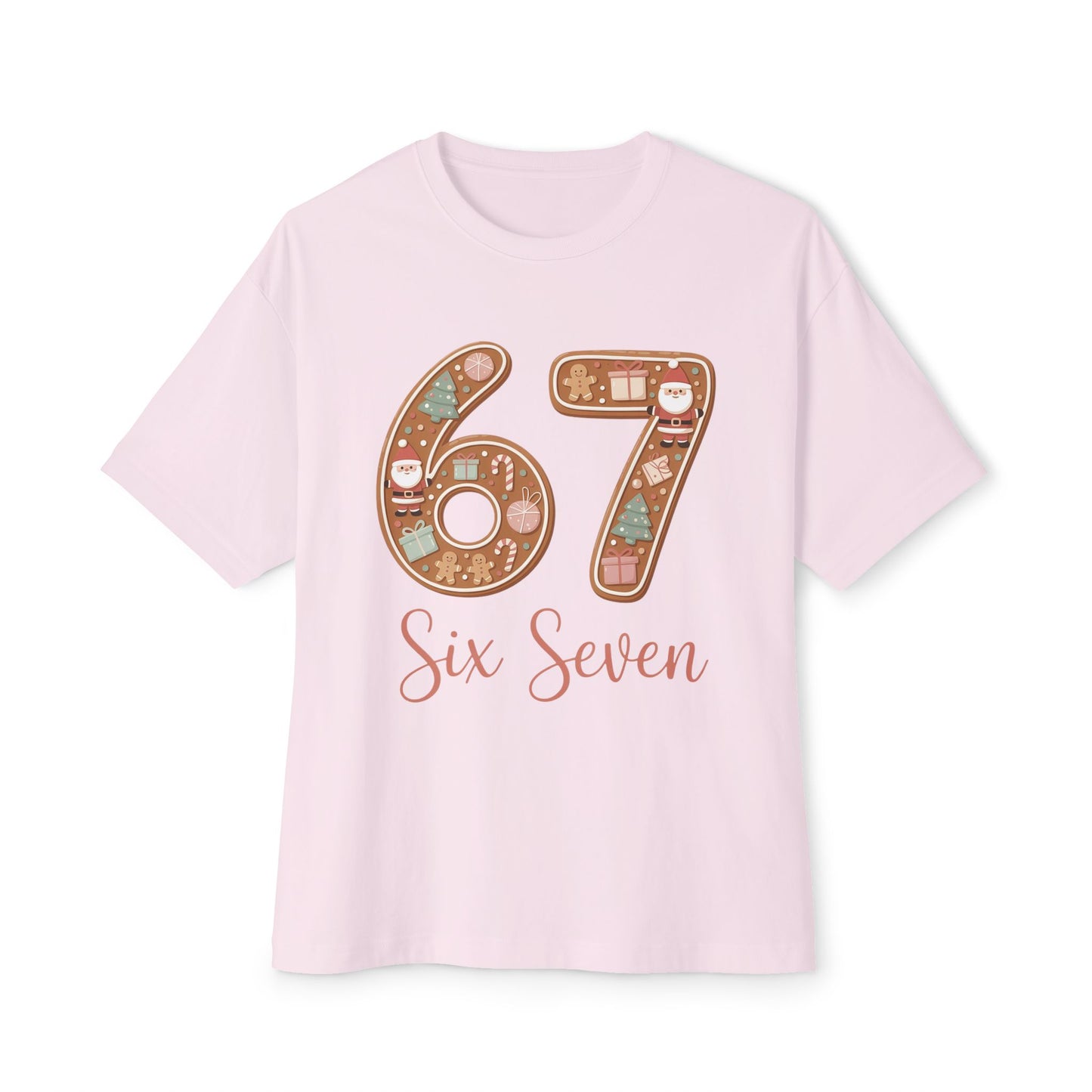 "6  7"  Unisex Oversized Boxy Tee-six seven