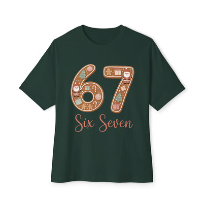 "6  7"  Unisex Oversized Boxy Tee-six seven