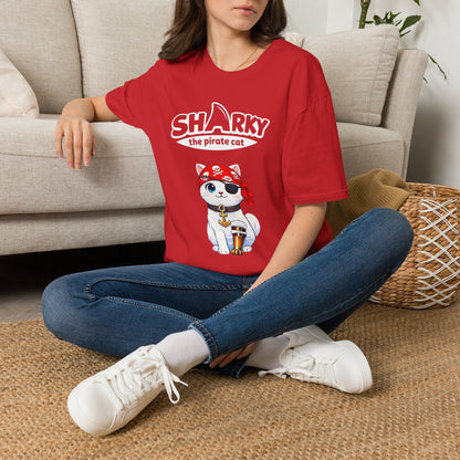 Sharky the Pirate Cat T-Shirt