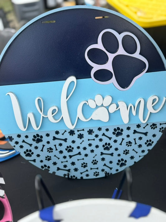 Hand Painted, Laser Cut Novelty Signs