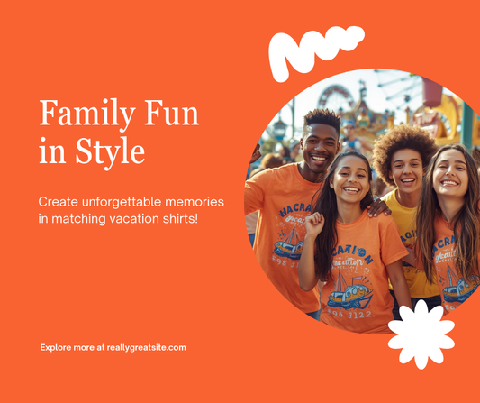 Matching Family Shirts for Vacation  & Theme Park Trips