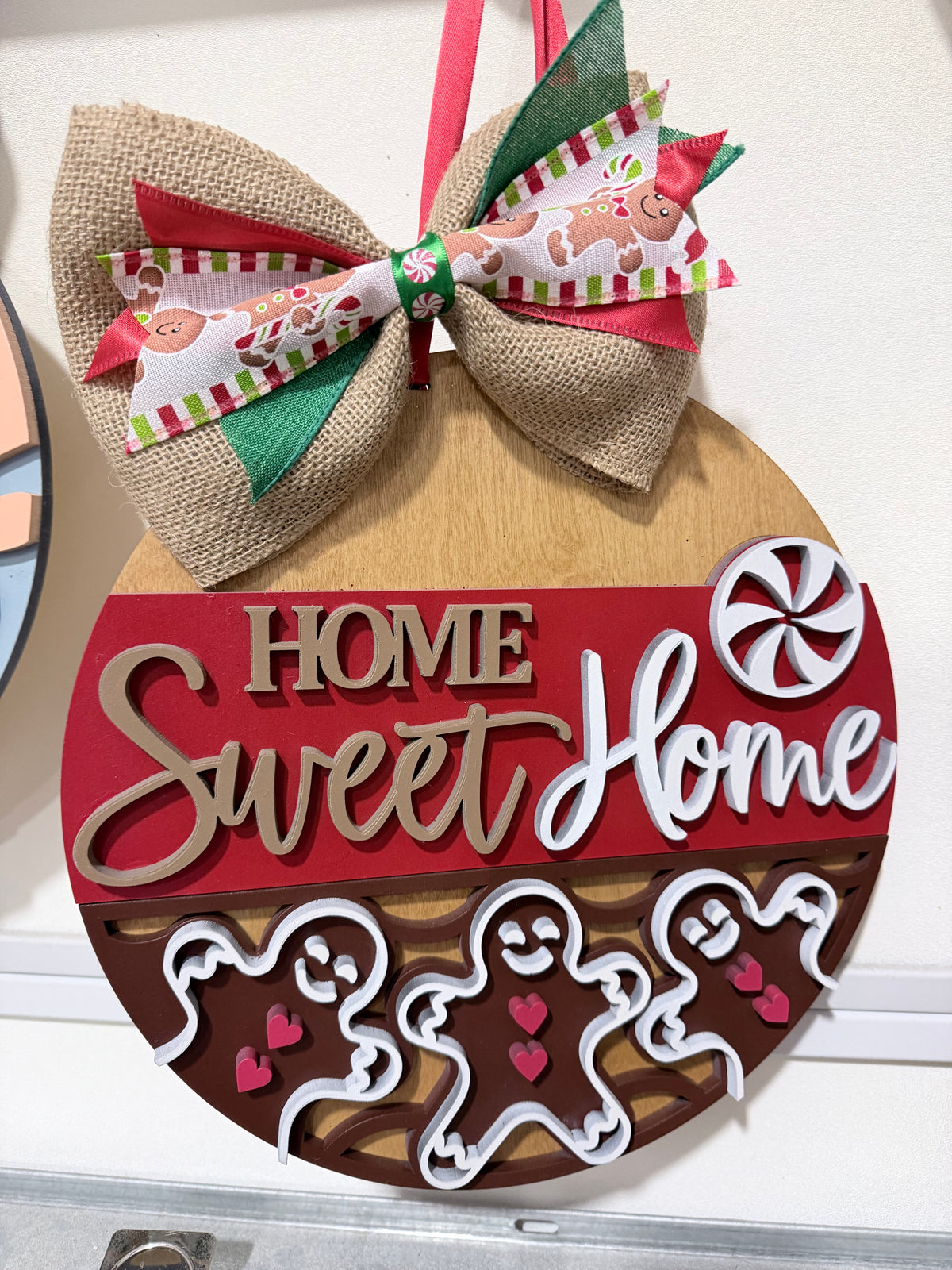 Home sweet home door decor door hanger