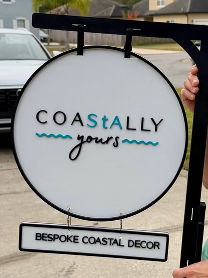 Custom Hanging Shop Signs | Personalized Business & Market Signage