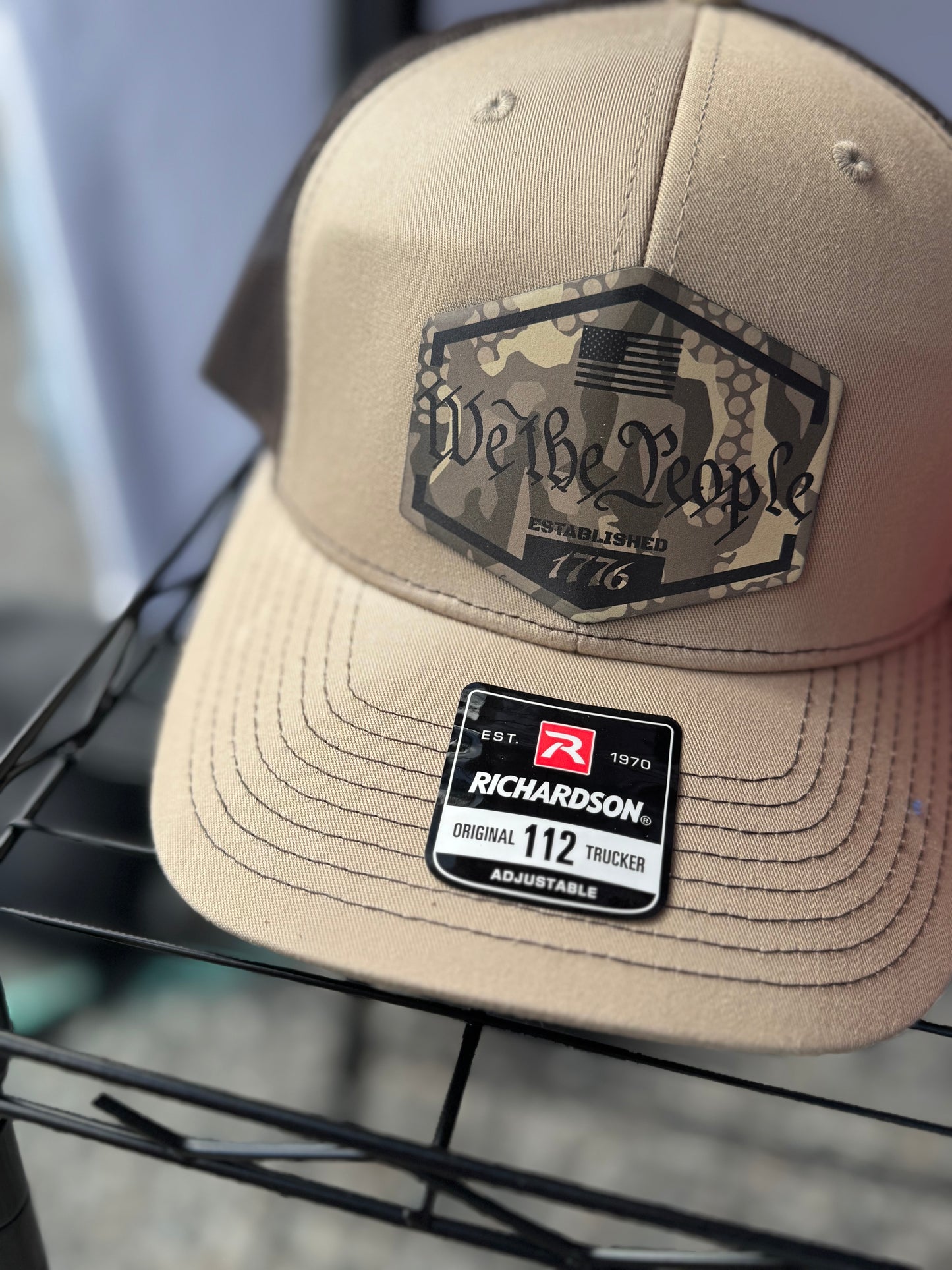 Laser Etched Patch Trucker Cap- Custom