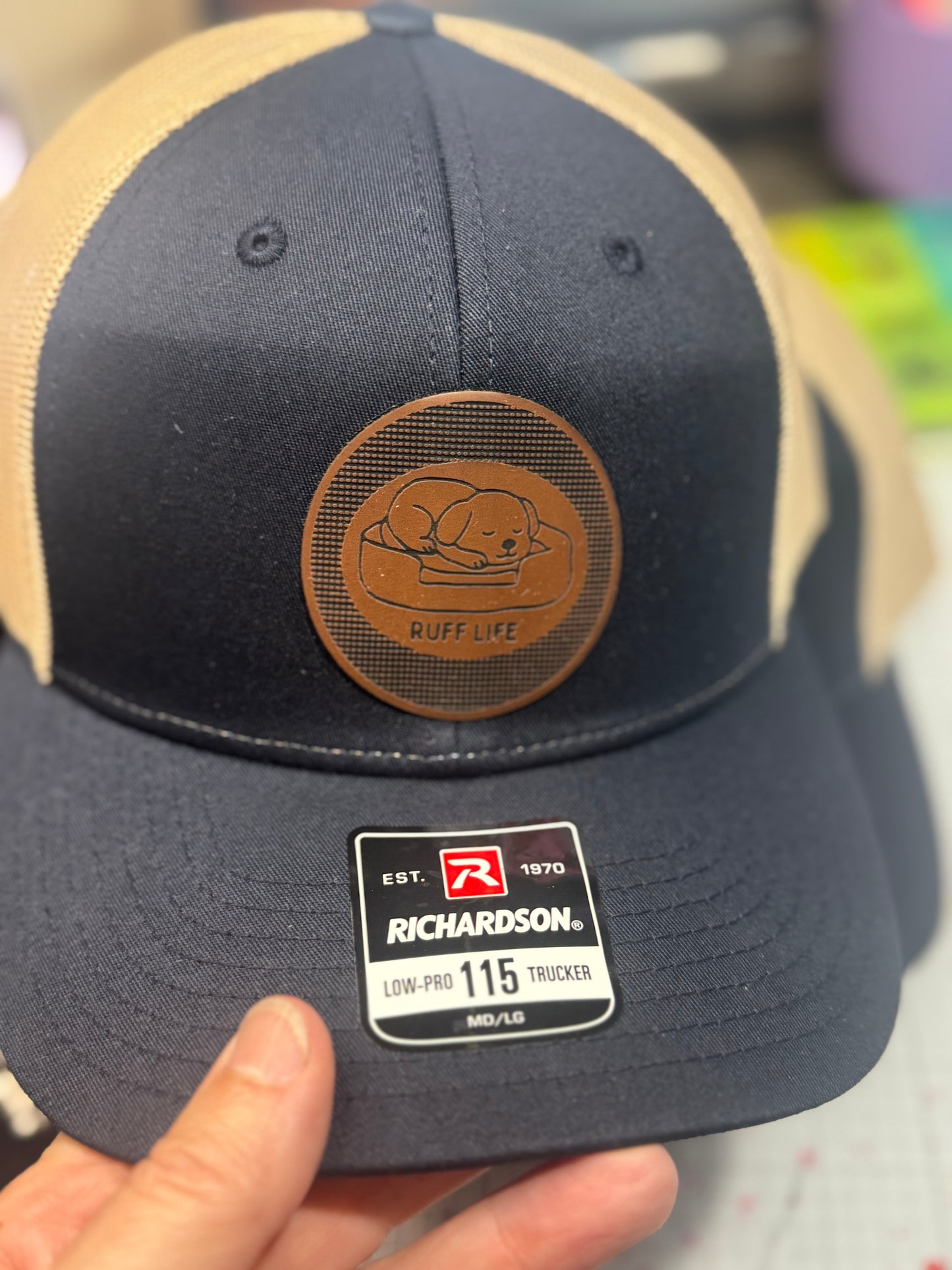 Laser Etched Patch Trucker Cap- Custom