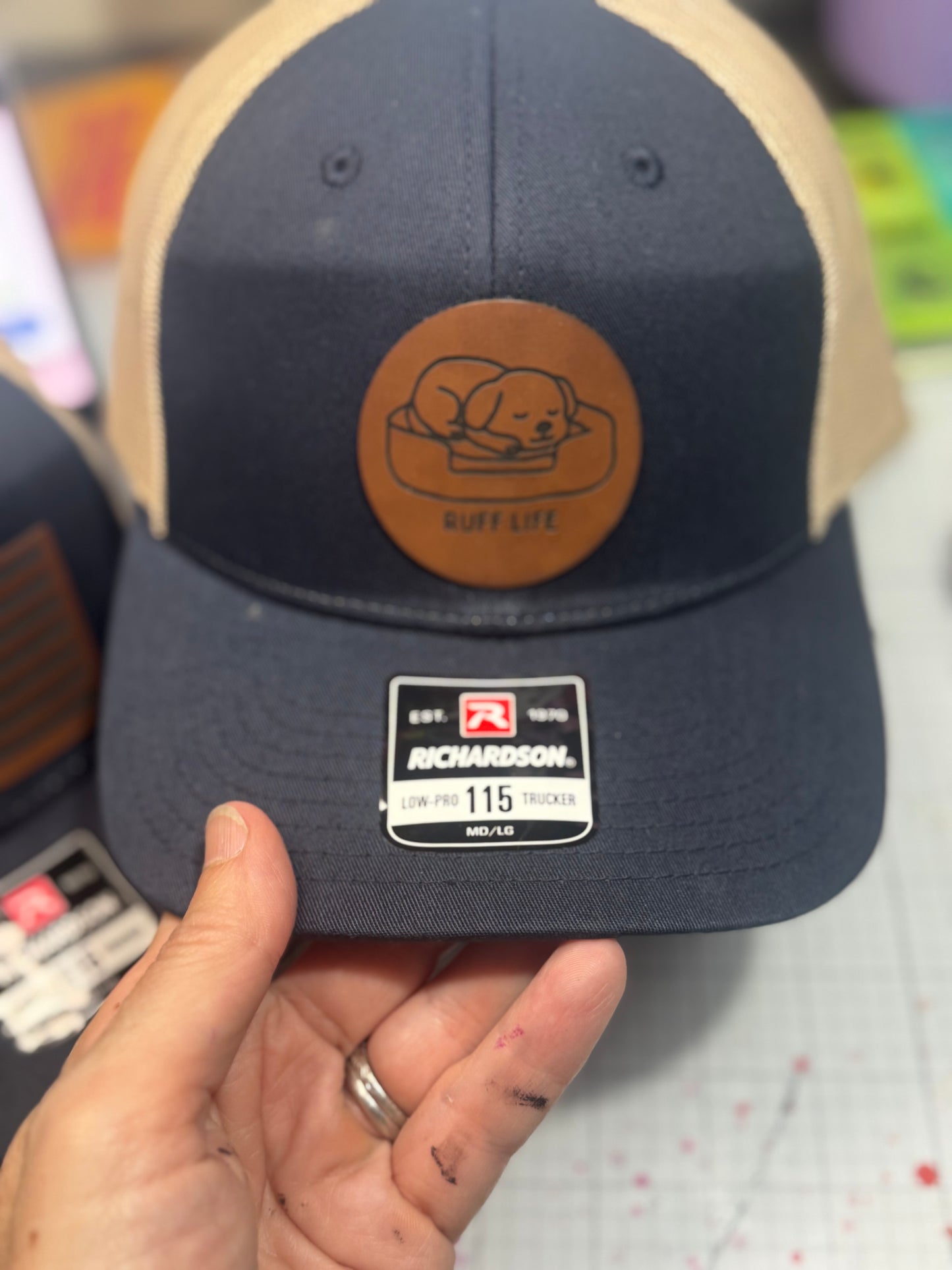 Laser Etched Patch Trucker Cap- Custom