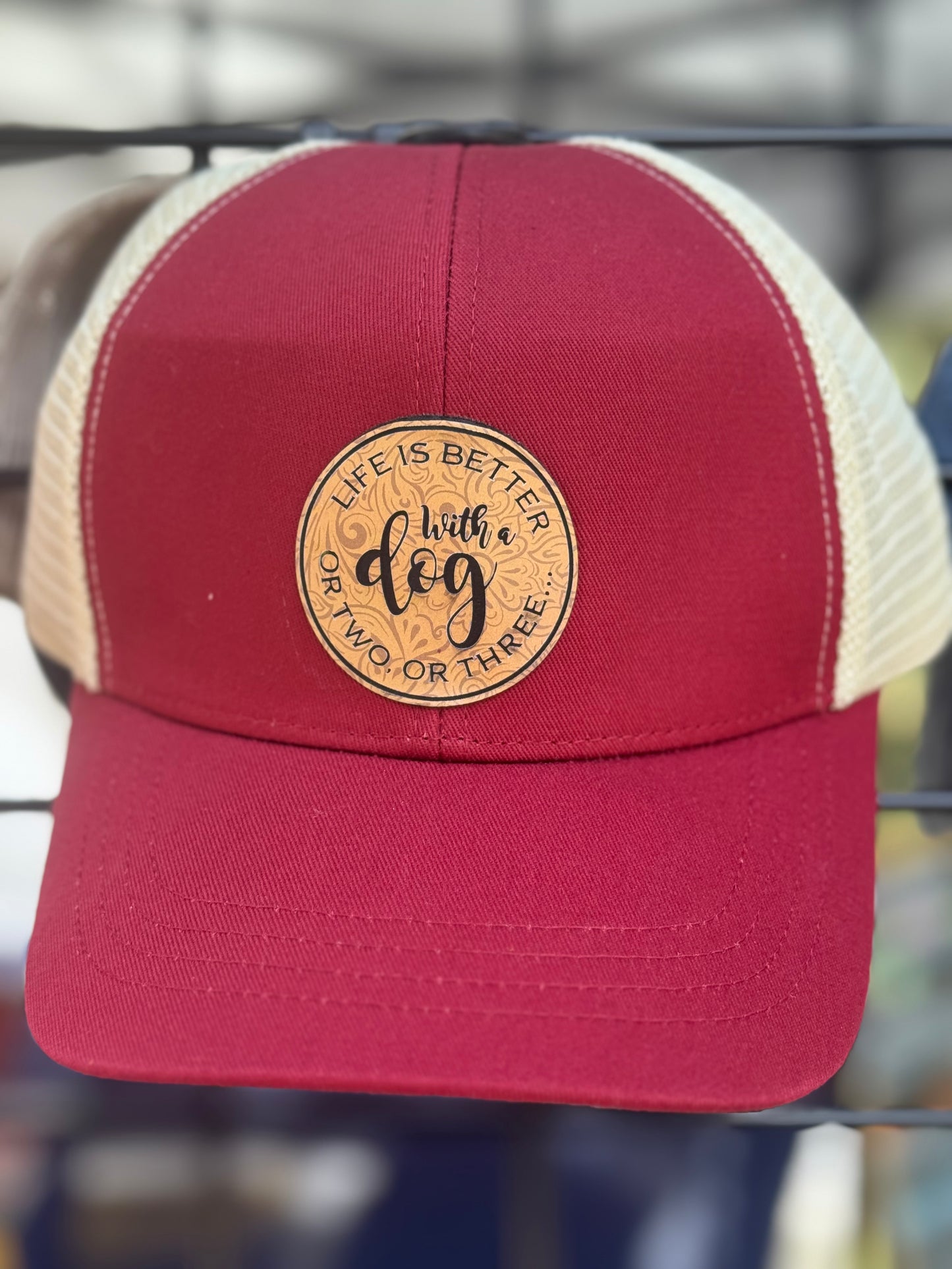 Laser Etched Patch Trucker Cap- Custom