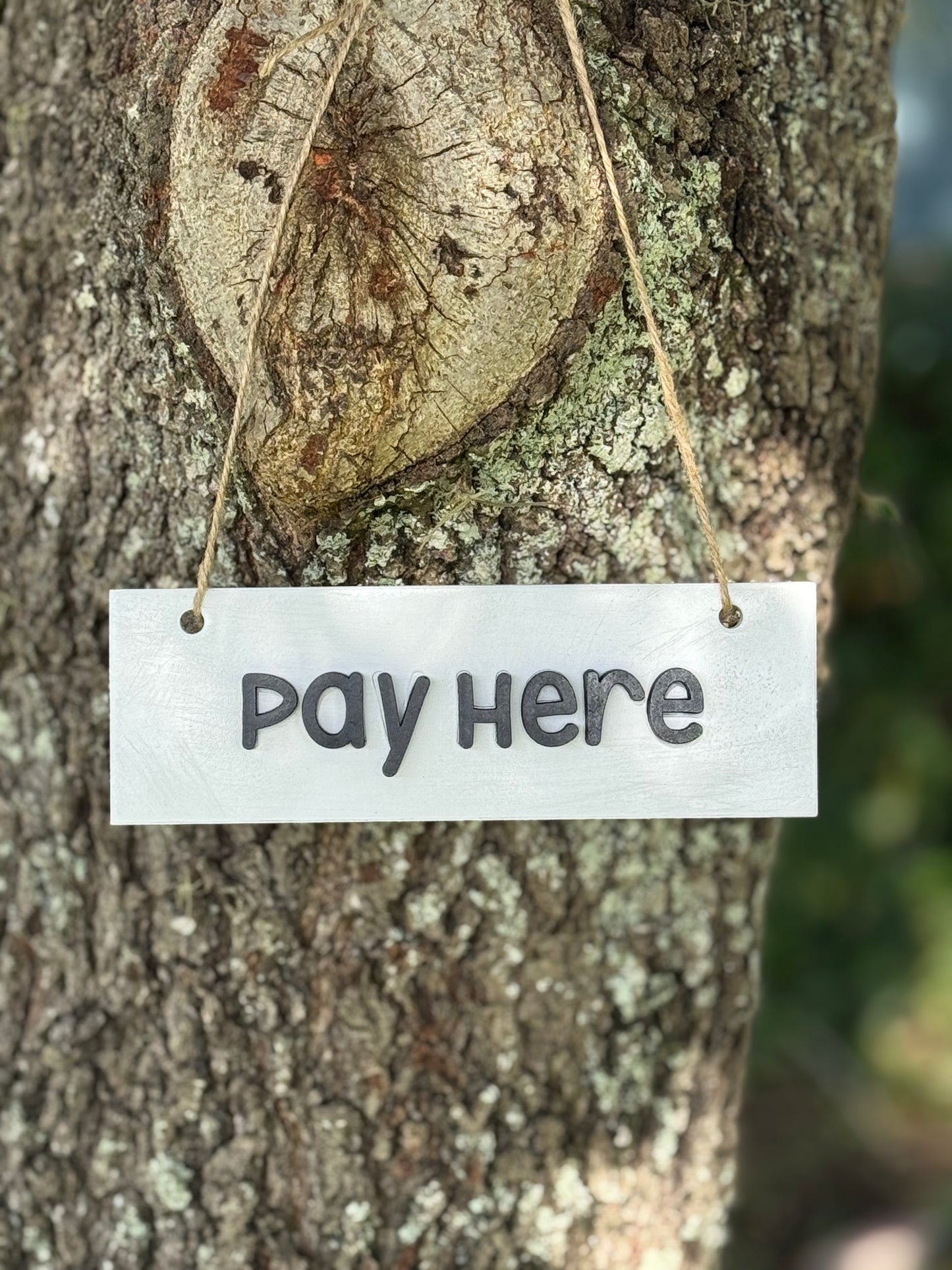 Order Here, Pay Here, Pick Up Here, Enter Here Custom Hanging Shop Signs