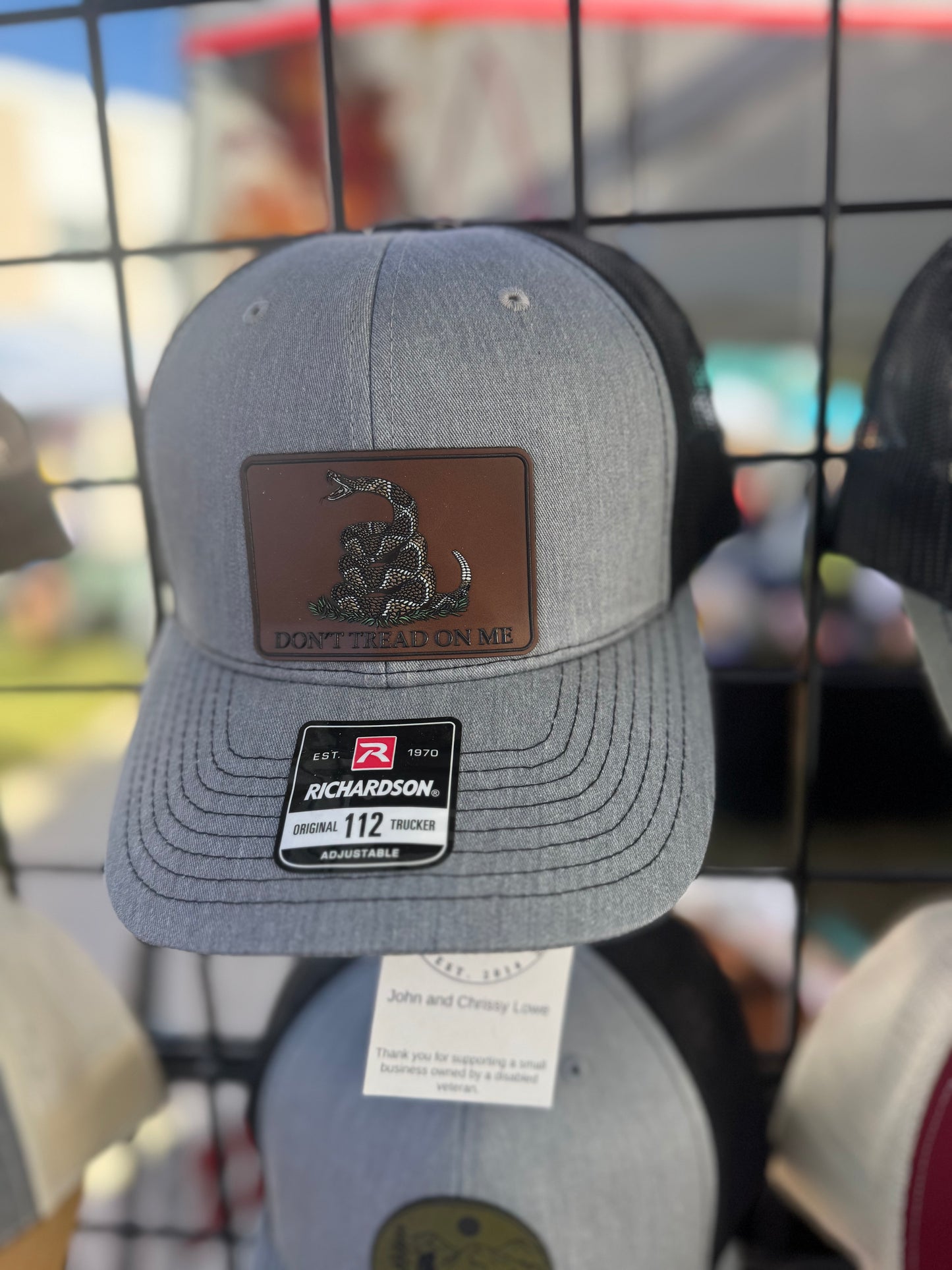 Laser Etched Patch Trucker Cap- Custom