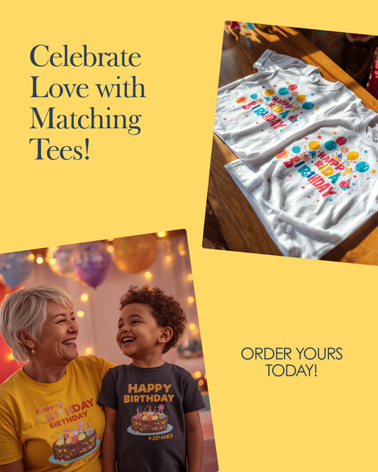 Matching Family Birthday Shirts for a Celebration to Remember