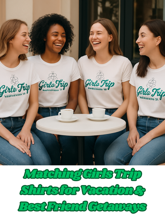 Matching Girls Trip Shirts for Vacation & Best Friend Getaways