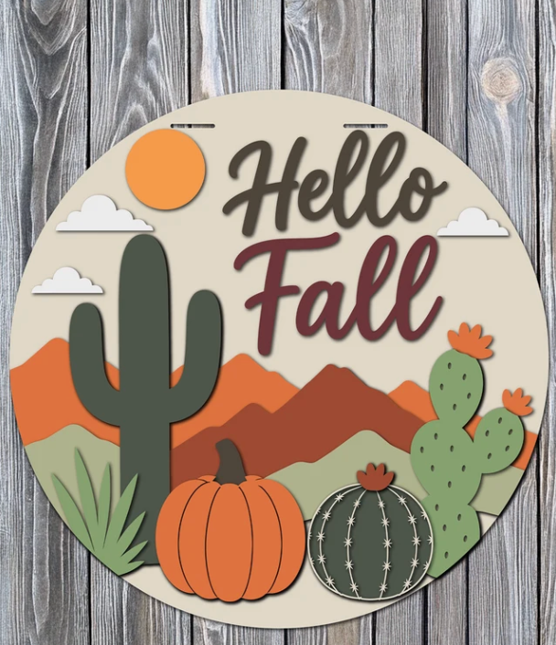 Ready-Made Seasonal Door Signs & Holiday Décor
