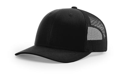 YOUR DESIGN Laser Etched Patch Richardson Trucker Hat