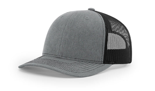 YOUR DESIGN Laser Etched Patch Richardson Trucker Hat